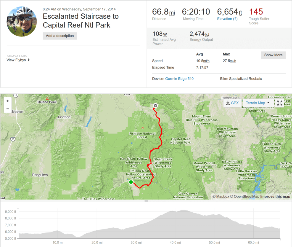 2016-03-29 20_53_59-Escalanted Staircase to Capital Reef Ntl Park _ Ride _ Strava