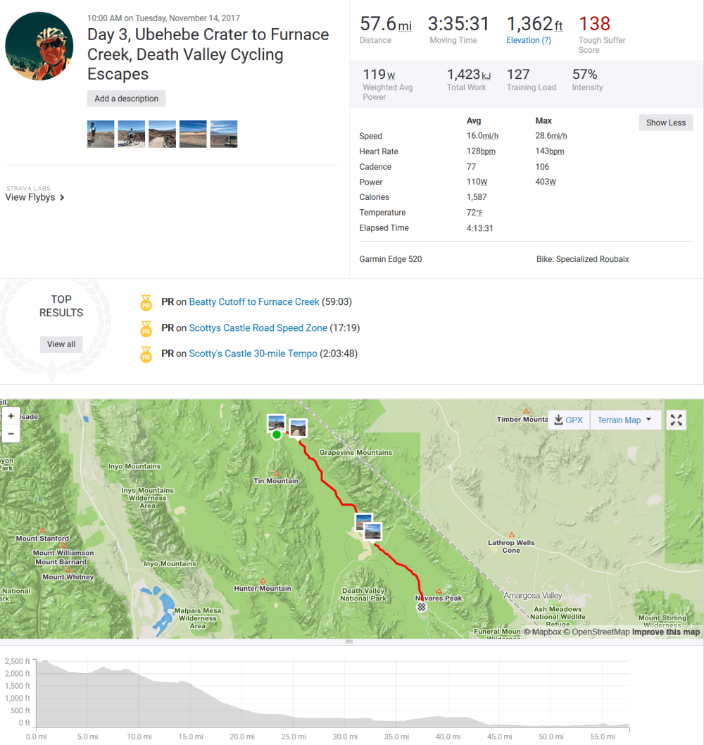 2017-11-14 20_43_16-Day 3, Ubehebe Crater to Furnace Creek, Death Valley Cycling Escapes _ Ride _ St