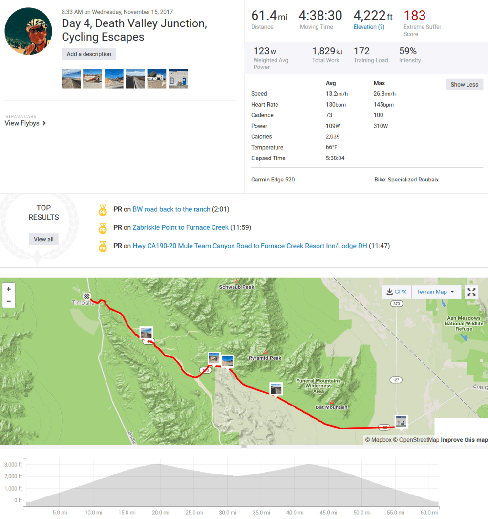 2017-11-16 06_13_44-Day 4, Death Valley Junction, Cycling Escapes _ Ride _ Strava
